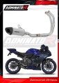 complete exhaust system with muffler DOMINATOR Full System titanium HP8 fits to Yamaha YZF R7 2021  2024 4