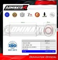 Yamaha Tenere 700 2021 - 2024 EXHAUST Muffler Auspuff Sportauspuff Silencer Echappement Silencieux Scarico Scarichi Escape Wydech Tłumik MX2 BLACK DOMINATOR 4