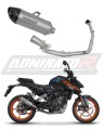 KTM 125 Duke 2024  EXHAUST Collector Manifold Full System Muffler Auspuff Sportauspuff Silencer Echappement Silencieux Scarico Scarichi Escape Wydech Tłumik HP8 Titanium Dominator Exhaust System x