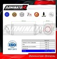 exhaust muffler DOMINATOR titanium HP8 fits to KTM 125 Duke 2024  3