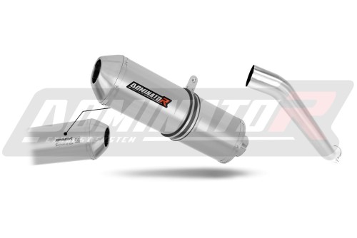 exhaust muffler DOMINATOR homologated road legal OVR fits to Kawasaki ZX6R 636 2003  2004