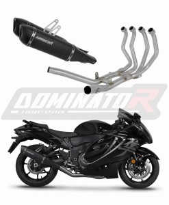 Suzuki GSX 1300 R Hayabusa 2021 - 2024 Sistem complet cu colector si toba de esapament HP6 NEGRU