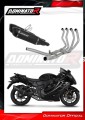 complete exhaust system with muffler DOMINATOR Full System HP6 BLACK fits to Suzuki GSX 1300 R Hayabusa 2021  2024 2