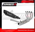 complete exhaust system with muffler DOMINATOR Full System HP6 BLACK fits to Suzuki GSX 1300 R Hayabusa 2021  2024 3