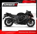 complete exhaust system with muffler DOMINATOR Full System HP6 BLACK fits to Suzuki GSX 1300 R Hayabusa 2021  2024 5