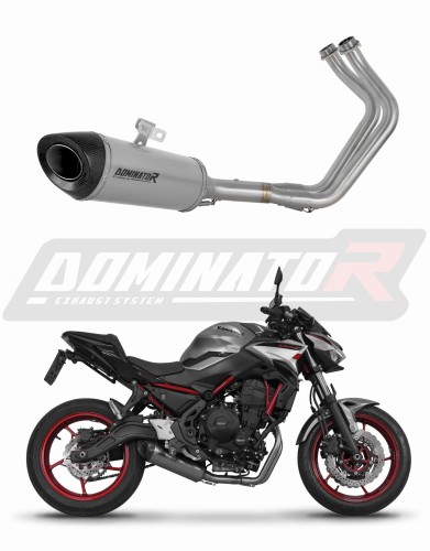 complete exhaust system with muffler DOMINATOR Full System titanium HP8 fits to Kawasaki Ninja 650 2023  2026