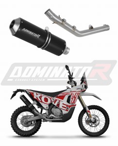 Kove 450 RALLY 2023 - 2025 Toba de esapament MX NEGRU + dB killer