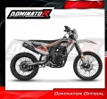 exhaust muffler DOMINATOR MX BLACK fits to Kayo K5 300 Enduro 2024  2025 4