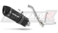 DL 650 V-STROM EXHAUST Suzuki Muffler Auspuff Sportauspuff Silencer Echappement Silencieux Scarico Scarichi Escape Wydech Tłumik Carbon Tip HP1 BLACK 2007 - 2014 Dominator  x