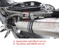 exhaust muffler DOMINATOR HP1 BLACK fits to Aprilia SMV DORSODURO 750 2008  2016 4