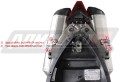 Shiver 900 Exhaust Aprilia Muffler Auspuff Sportauspuff Silencer Echappement Silencieux Scarico Scarichi Escape Wydech Tłumik Carbon Tip HP1 BLACK 2017 - 2019 Dominator  3