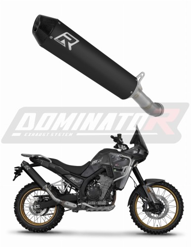 exhaust muffler DOMINATOR MX2 BLACK fits to Kove 800 X Pro Adventure 2023  2026