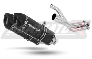 Honda FMX 650 2005 - 2009 Toba de esapament HP1 NEGRU + dB killer