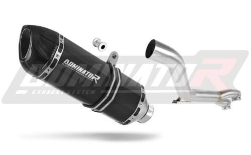 wydech tłumik DOMINATOR HP1 CZARNY pasujący do motocykla Honda NT 650 V DEAUVILLE RC47 1998 - 2005