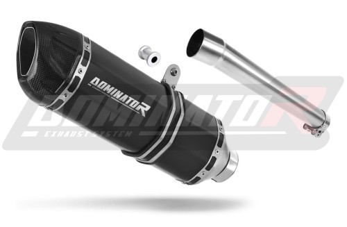 exhaust muffler DOMINATOR HP1 BLACK fits to Honda XRV 750 AFRICA TWIN 1996  2003