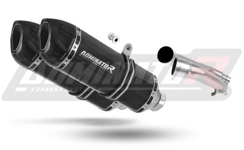 exhaust muffler DOMINATOR HP1 BLACK fits to Honda CBF 1000 2006  2009