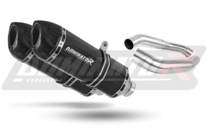 Honda CBR 1000F DUAL 1988 - 2000 Toba de esapament HP1 NEGRU + dB killer