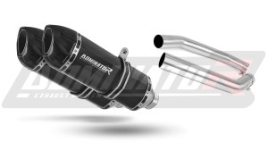 Honda VTR 1000 SP2 2002 - 2006 Toba de esapament HP1 NEGRU + dB killer