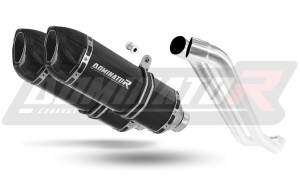 Honda XL 1000 V VARADERO  1999 - 2016 Toba de esapament HP1 NEGRU + dB killer