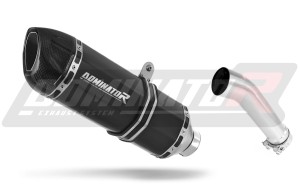 Kawasaki ER 5 500 1996 - 2006 Toba de esapament HP1 NEGRU + dB killer