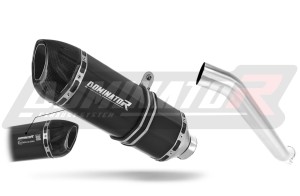 Kawasaki ZX6R 636 2003 - 2004 Toba de esapament omologata EU HP1 NEGRU