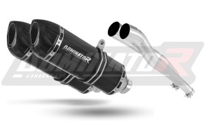 Kawasaki ZZR 1400 2006 - 2011 Toba de esapament HP1 NEGRU + dB killer
