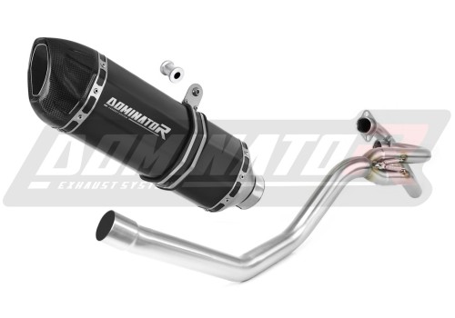 exhaust muffler DOMINATOR HP1 BLACK fits to Yamaha XT 660 R 2004  2014
