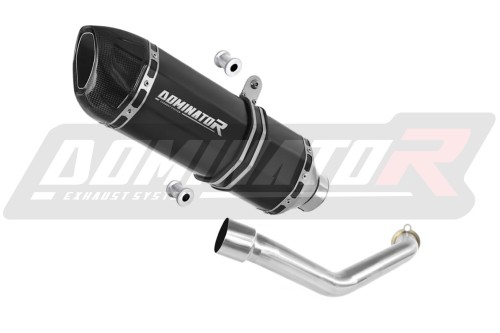 exhaust muffler DOMINATOR HP1 BLACK fits to Suzuki BURGMAN 400 2003  2006