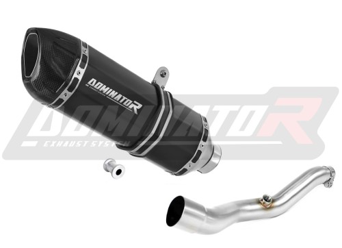 exhaust muffler DOMINATOR HP1 BLACK fits to Suzuki BURGMAN 400 2007  2016
