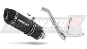 Suzuki DL 650 V Strom / XT 2012 - 2016 Toba de esapament HP1 NEGRU + dB killer