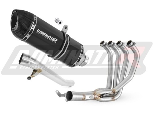 kompletny układ wydechowy z tłumikiem DOMINATOR Full System HP1 CZARNY pasujący do motocykla Suzuki GSF 650 BANDIT N / S 2005 - 2006