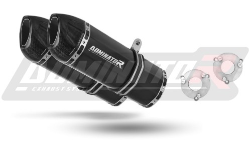 exhaust muffler DOMINATOR HP1 BLACK fits to Suzuki GSXR 1000 K7 K8