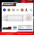 exhaust muffler DOMINATOR HP1 BLACK fits to Suzuki GSXR 1000 K7 K8  3
