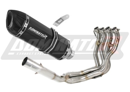 kompletny układ wydechowy z tłumikiem DOMINATOR Full System HP1 CZARNY pasujący do motocykla Suzuki GSXR 1000 2017 - 2021