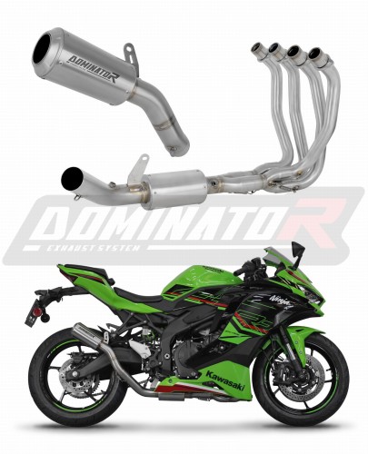 complete exhaust system with muffler DOMINATOR Full System GPS fits to Kawasaki ZX4R / RR 2023  2024