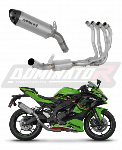 kompletny układ wydechowy z tłumikiem DOMINATOR Full System Tytanowy HP8 pasujący do motocykla Kawasaki ZX-4R / RR 2023 - 2024 5