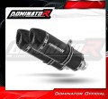 exhaust muffler DOMINATOR HP1 BLACK fits to Triumph SPEED TRIPLE 1050 2005  2010 2