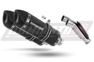 Yamaha TRX 850 1995 - 2000 Toba de esapament HP1 NEGRU + dB killer