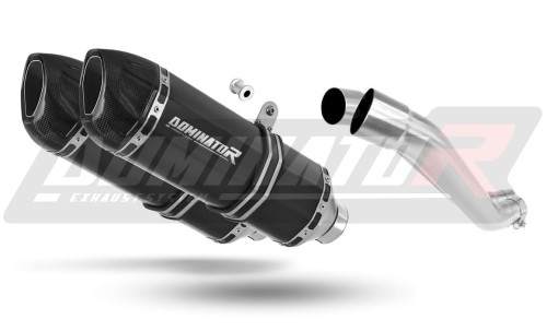 BT 1100 BULLDOG EXHAUST Yamaha Muffler Auspuff Sportauspuff Silencer Echappement Silencieux Scarico Scarichi Escape Wydech Tłumik Carbon Tip HP1 BLACK 2001 - 2007 DOMINATOR  x