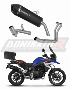 BMW F800GS 2024 Sistem complet cu colector si toba de esapament HP7 NEGRU + dB killer