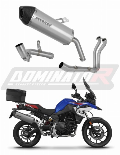 BMW F800GS 2024  EXHAUST Collector Manifold Full System Muffler Auspuff Sportauspuff Silencer Echappement Silencieux Scarico Scarichi Escape Wydech Tłumik HP7 Titanium Dominator Exhaust System x