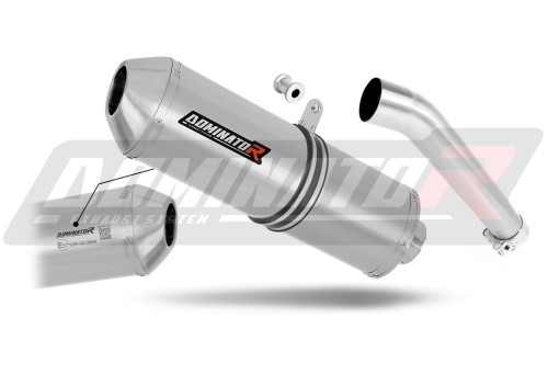 exhaust muffler DOMINATOR homologated road legal OVR fits to Yamaha YZF 600 R Thundercat 1996  2006 3