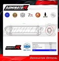 BMW F800R 2009 - 2019 EXHAUST Muffler Auspuff Sportauspuff Silencer Echappement Silencieux Scarico Scarichi Escape Wydech Tłumik HP1 BLACK Dominator Exhaust System