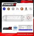 Ducati MONSTER 695 2006 - 2008 EXHAUST Muffler Auspuff Sportauspuff Silencer Echappement Silencieux Scarico Scarichi Escape Wydech Tłumik HP1 BLACK Dominator Exhaust System 1