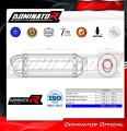 Ducati MONSTER 796 2010 - 2015 EXHAUST Muffler Auspuff Sportauspuff Silencer Echappement Silencieux Scarico Scarichi Escape Wydech Tłumik HP1 BLACK Dominator Exhaust System 1