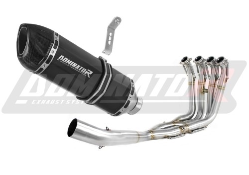 kompletny układ wydechowy z tłumikiem DOMINATOR Full System HP1 CZARNY pasujący do motocykla BMW S1000RR 2009 - 2011 2