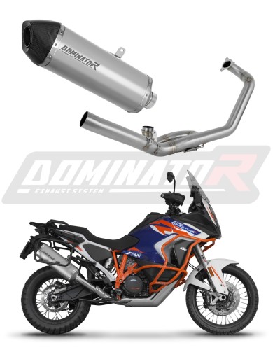 KTM 1290 Super Adventure 2021 -2022  Full  Exhaust System  Muffler Auspuff Sportauspuff Silencer Echappement Silencieux Scarico Scarichi Escape Collector Manifold Wydech Tłumik HP7   DOMINATOR x