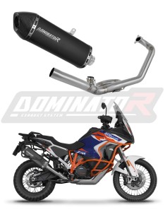 KTM 1290 Super Adventure 2021 - 2024 Sistem complet cu colector si toba de esapament HP7 NEGRU + dB killer medium