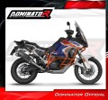 KTM 1290 Super Adventure 2021 -2022  Full  Exhaust System  Muffler Auspuff Sportauspuff Silencer Echappement Silencieux Scarico Scarichi Escape Collector Manifold Wydech Tłumik P7 BLACK DOMINATOR 2