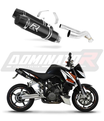 KTM 990 SUPER Duke 2005 -2013 Exhaust Muffler Auspuff Sportauspuff Silencer Echappement Silencieux Scarico Scarichi Escape Wydech Tłumik HP3 BLACK Dominator x